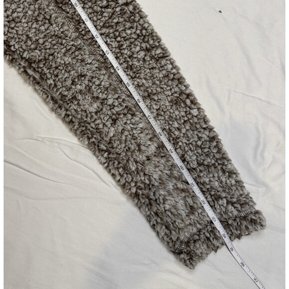 Grizzly Sherpa Pullover Women’s M  Quarter Zip Fleece Brown Beige Sweater Winter - Picture 7 of 9